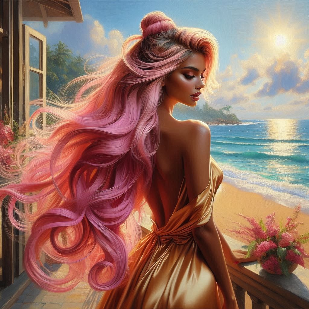 Bubblegum Colored Hair