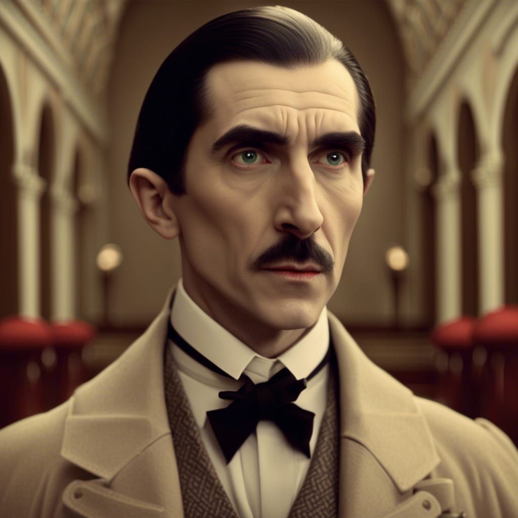 if Wes Anderson directed Dracula, staring Bela Lugosi - AI Generated ...