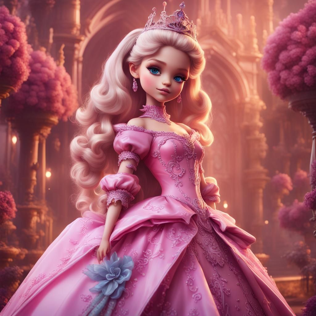 A super girly boy dolled up like Barbie and a Princess - AI Generated  Artwork - NightCafe Creator