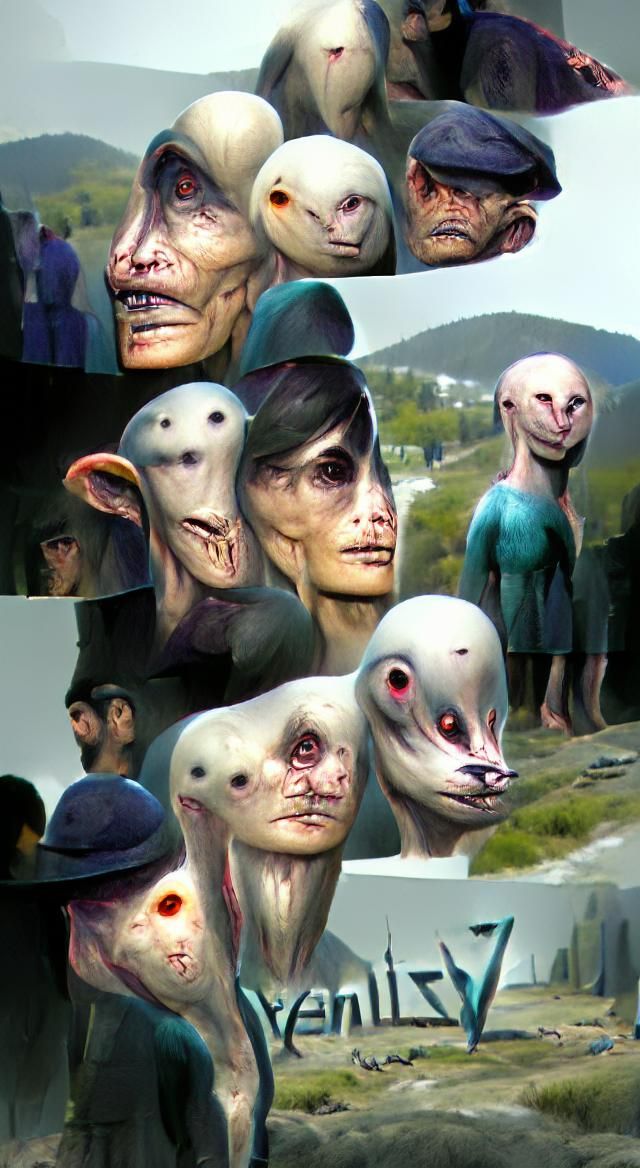 Denizens of the uncanny valley