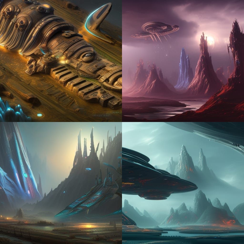 Advanced civilization of Centuries of Alien spaceships COLON...