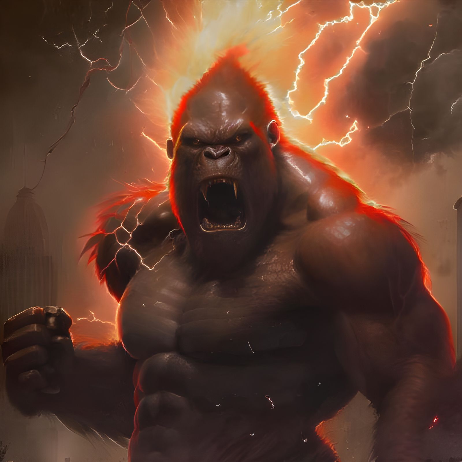 King Kong with Electrokinesis