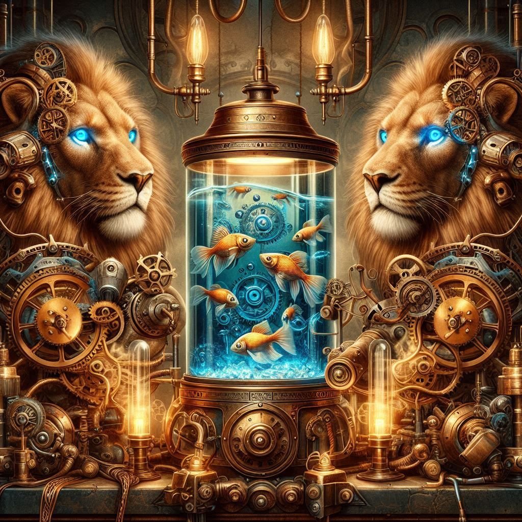 Lion Steampunk