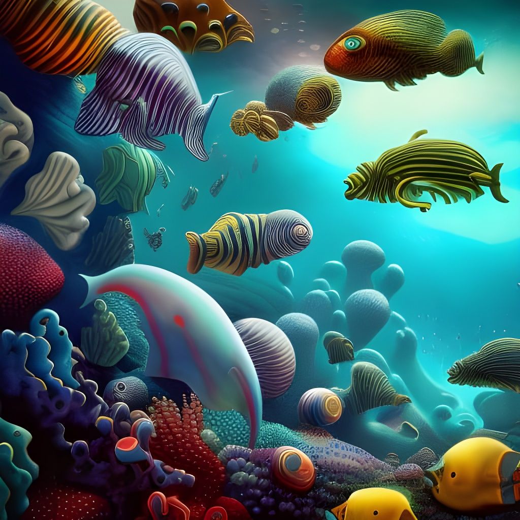 Colourful Sea Creatures
