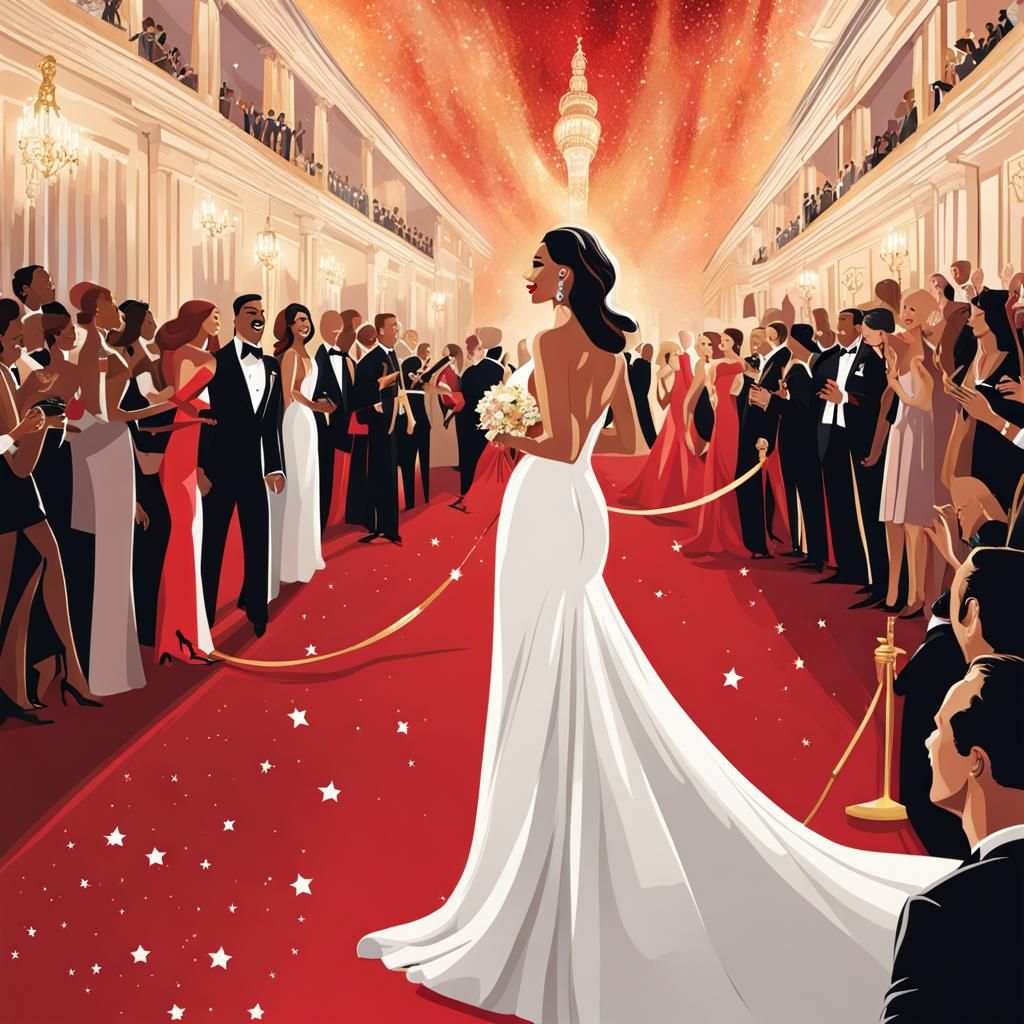 Red Carpet Event Illustration