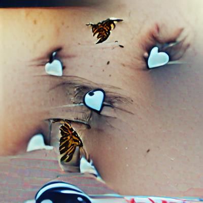 butterflies in my stomach, love in my eyes