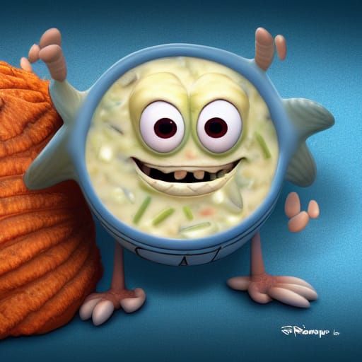 Clam chowder monster