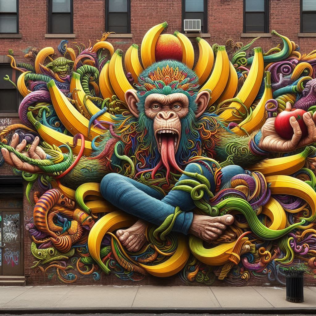 "Bananas in the Wall" (4)