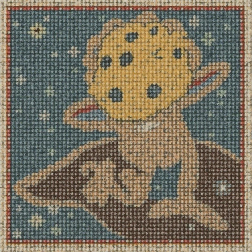 Expressive Horse Watches Girl Pet Puppy in Anime Style