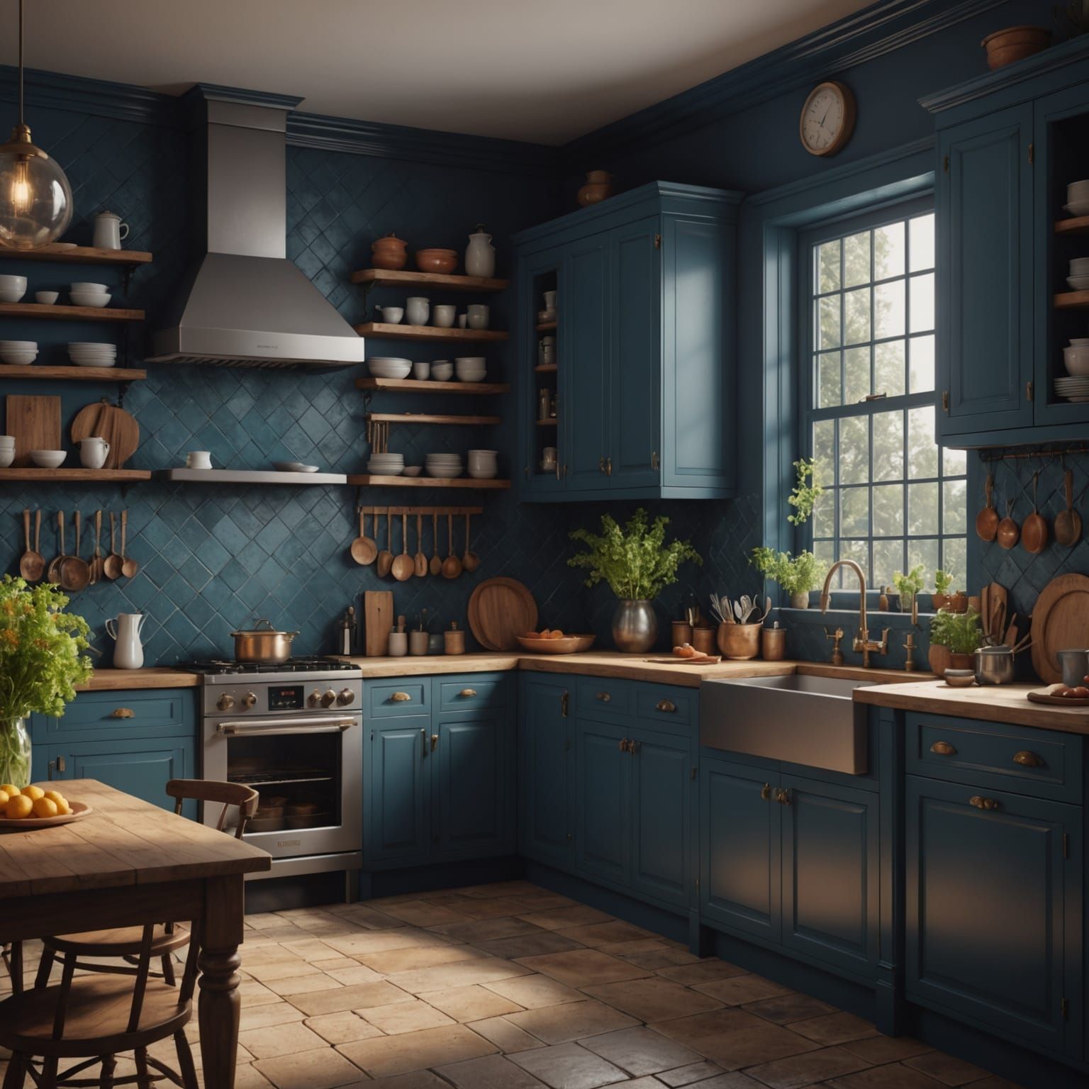 Calm And Peaceful Kitchen  by @Chloe