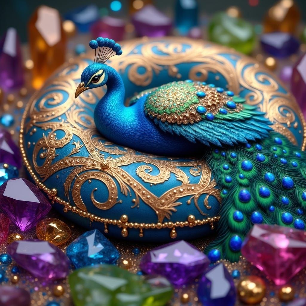 Peacock Beauty  by @Mystienight