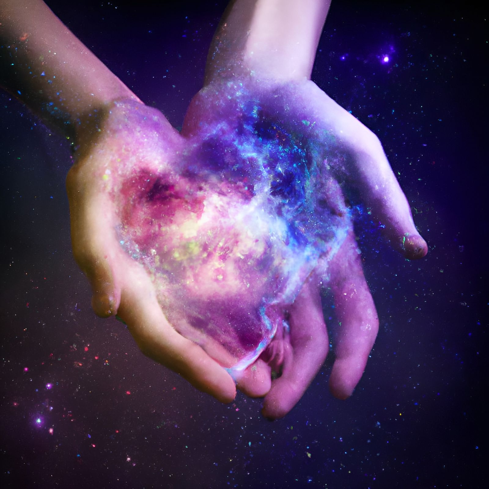 Holding Space 💫✨  by @Cosmic Indigo