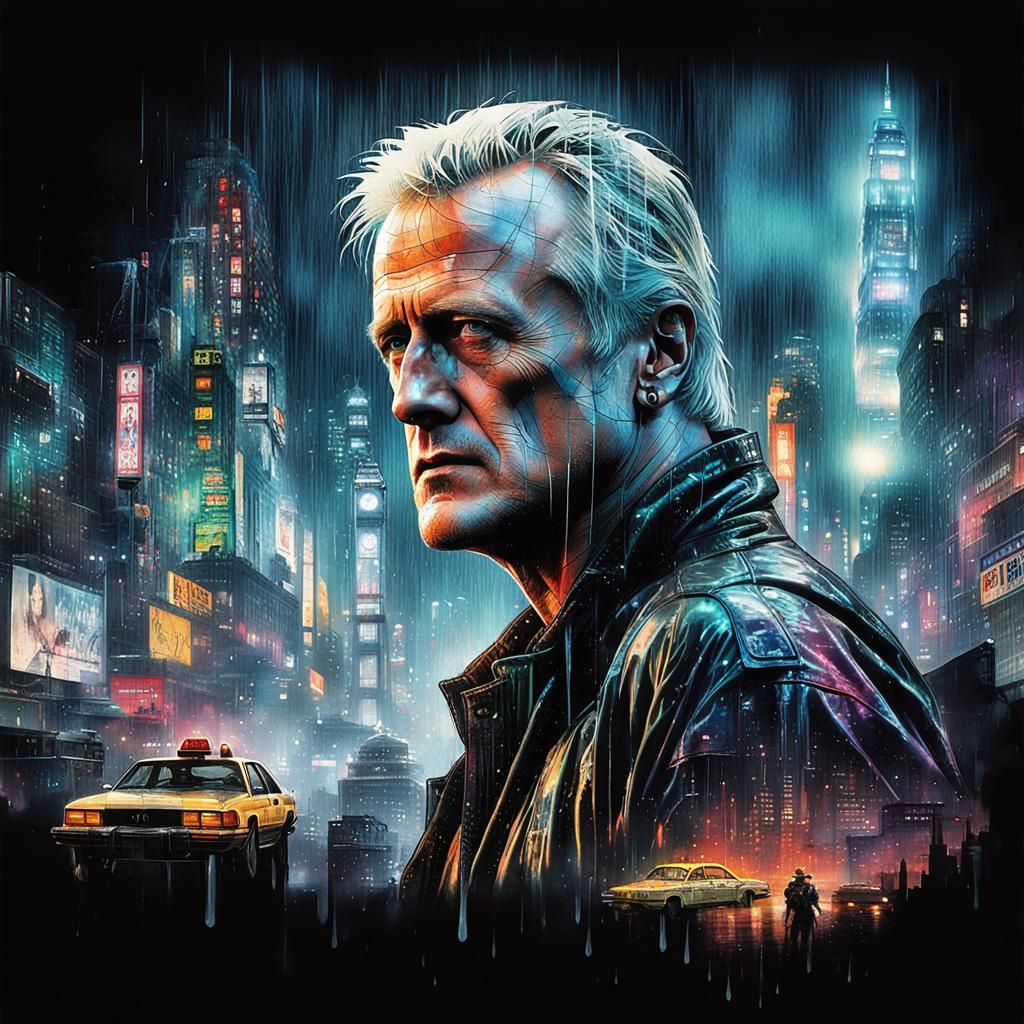 Tears In The Rain: Rutger Hauer, Roy Batty, Blade Runner™.