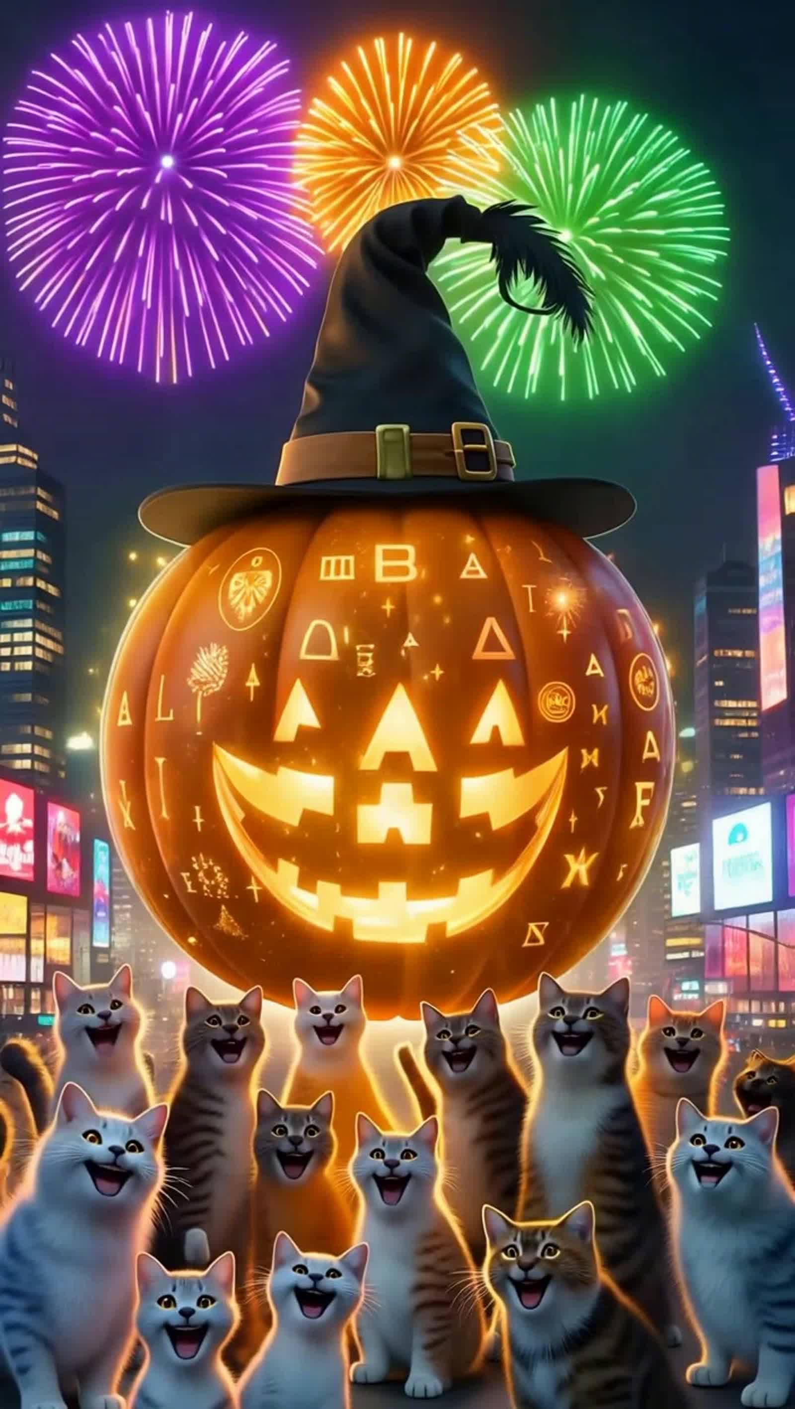 A magical New Year’s Eve celebration where the glittering Times Square ball is transformed into a giant glowing pumpkin ...