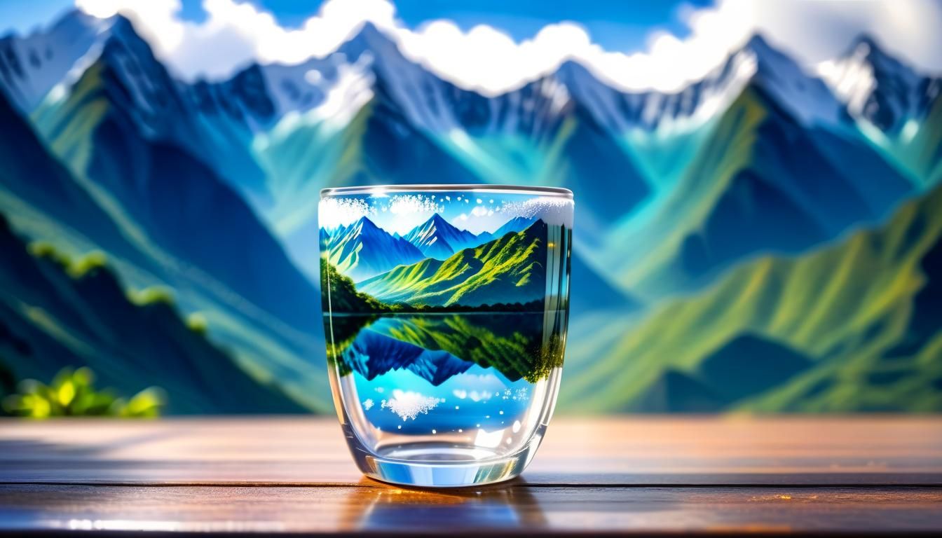 Mountains In A Glass