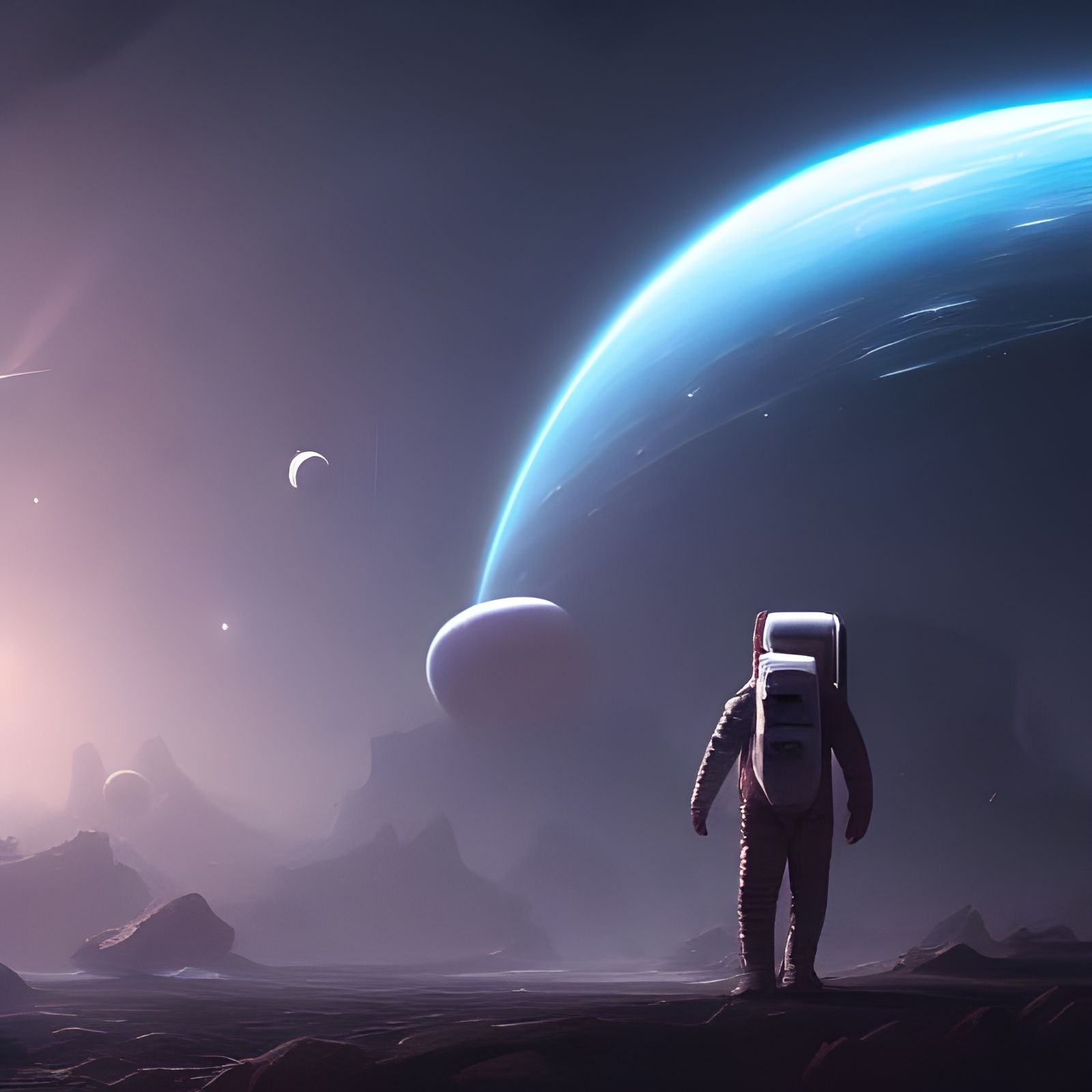 Astronaut Far Away