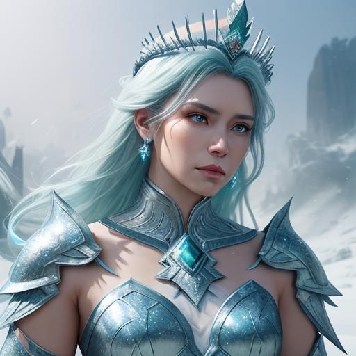 Icy Amazonian Princess Concept Art
