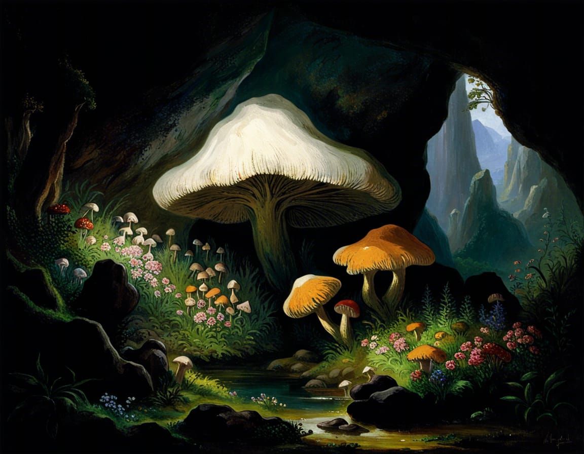 Mysterious Cave of Darkness Remake (SDXL 0.9)