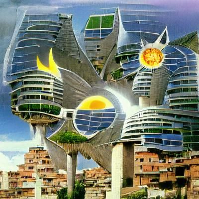 Solarpunk City Midjourney Prompt for Unique Urban Art Creation – Socialdraft