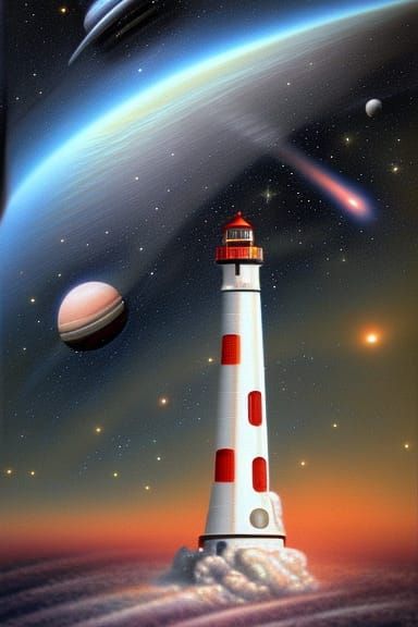 Lighthouse in Space
