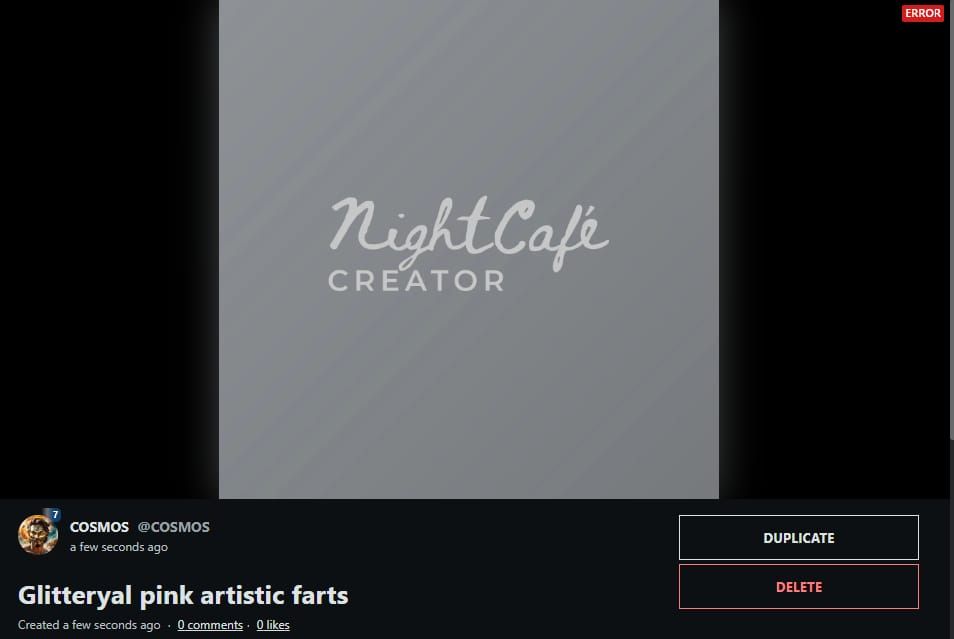 Glitteryal pink artistic farts
