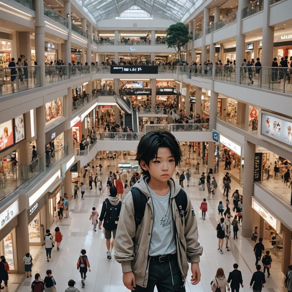 10 month old lost in a mall