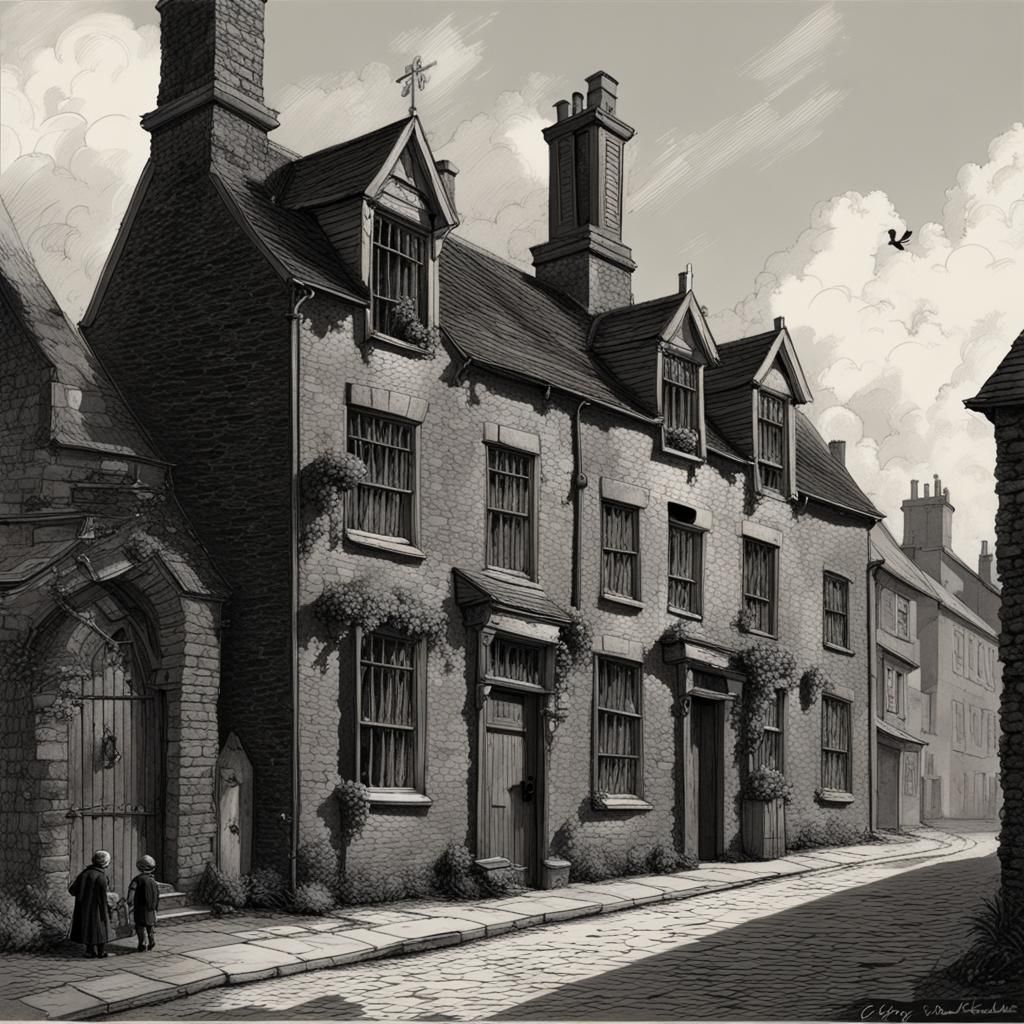 The town's called Bourne... birthplace of Charles Worth of P...