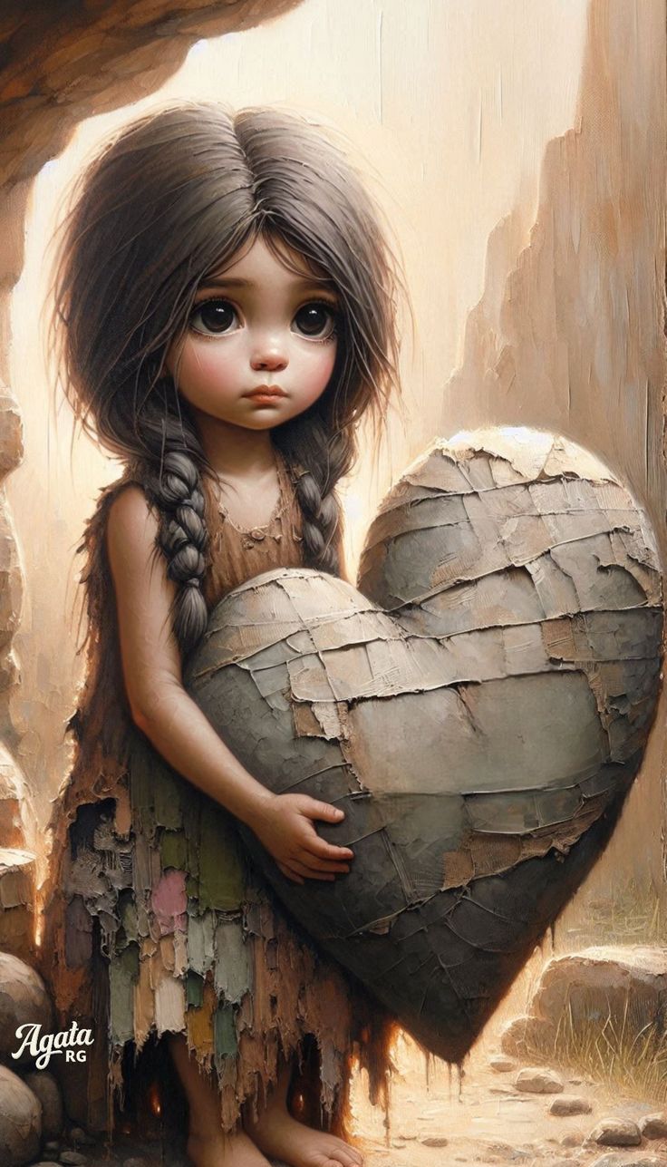 A little girl with a huge heart