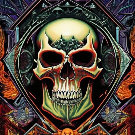 Ornate Skull