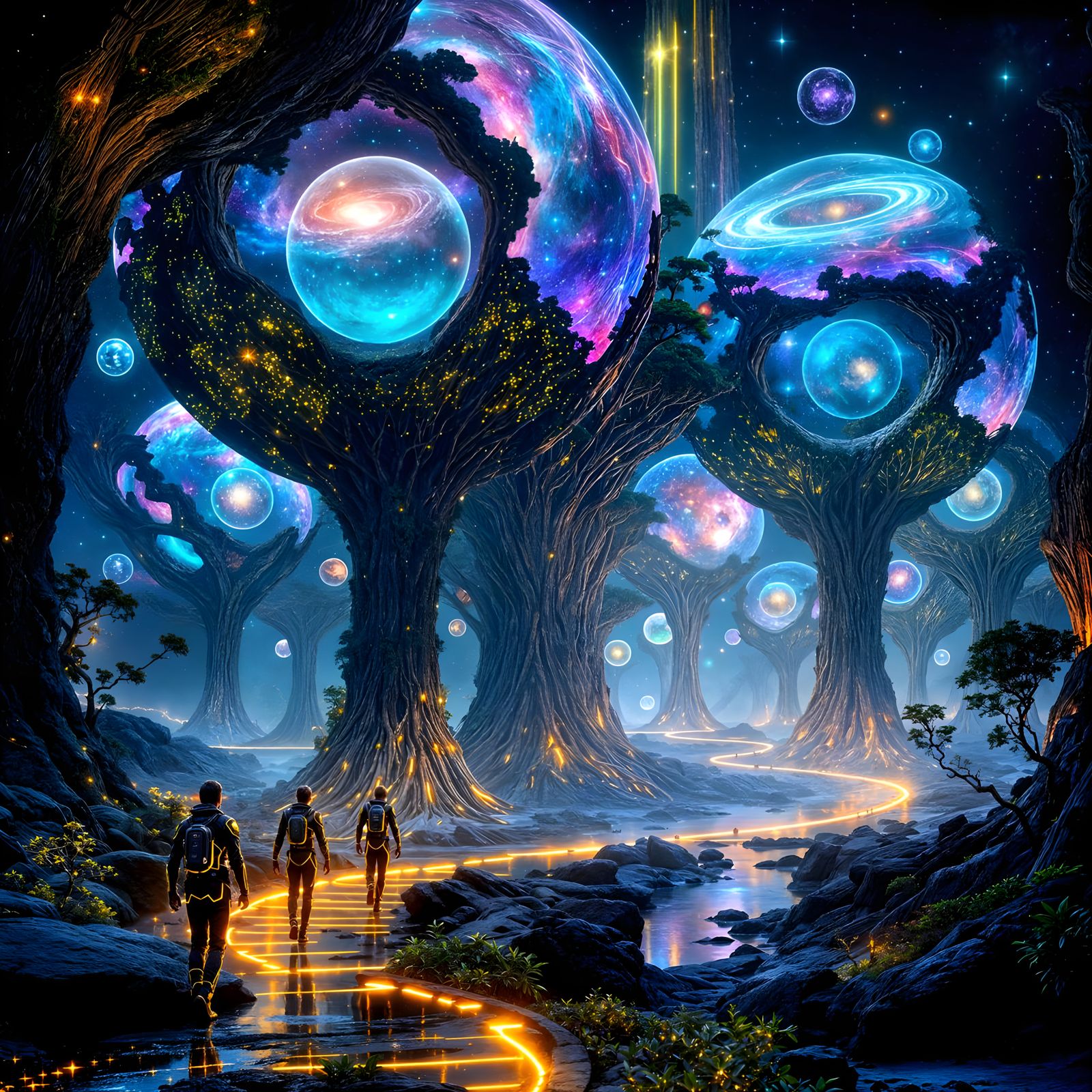 Exploration of The Astral Garden  by @Joe