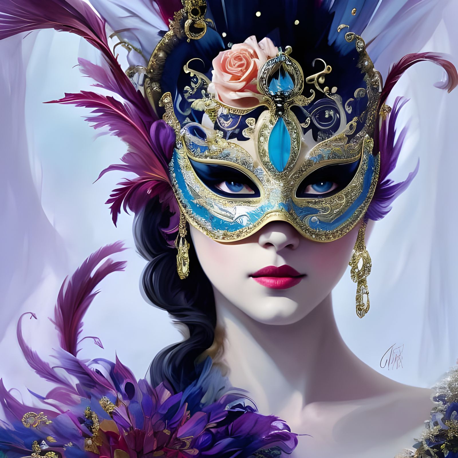 Masquerade 2 AI Generated Artwork NightCafe Creator