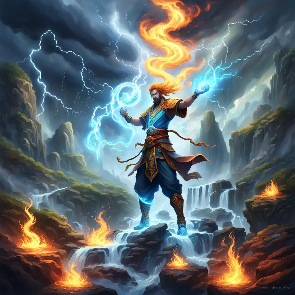 Mighty elemental wielder