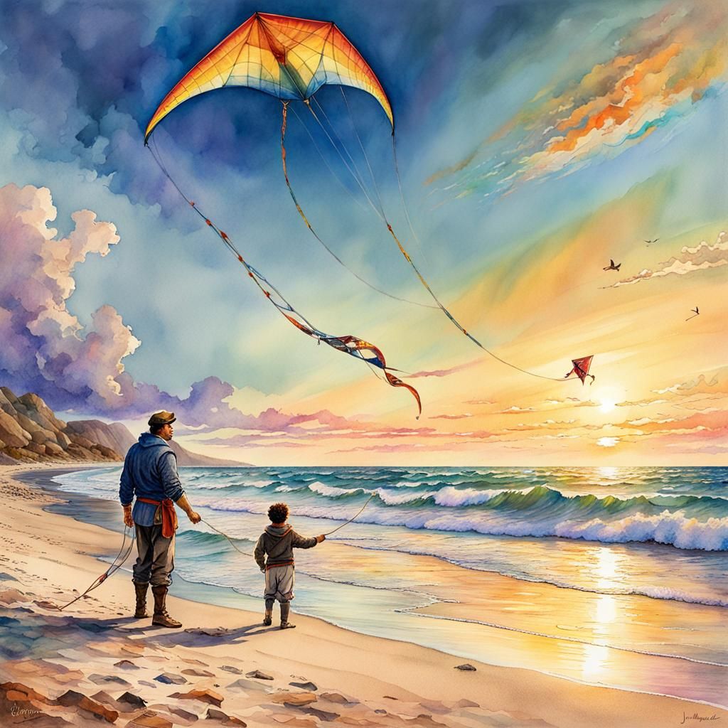 So much fun to fly kites together  by @Vonne