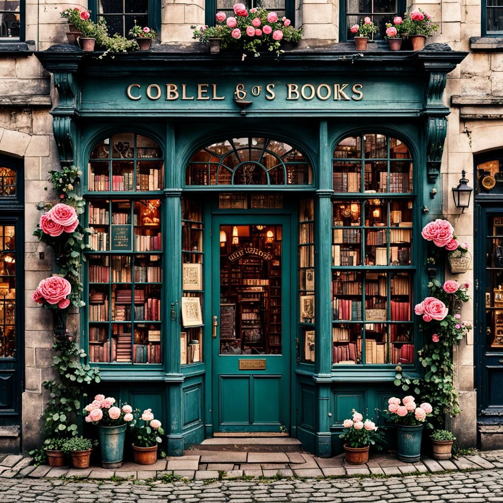 The Old Book Shop  by @RedPixie