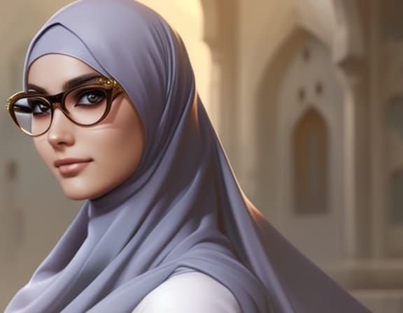 Hijab - AI Generated Artwork - NightCafe Creator