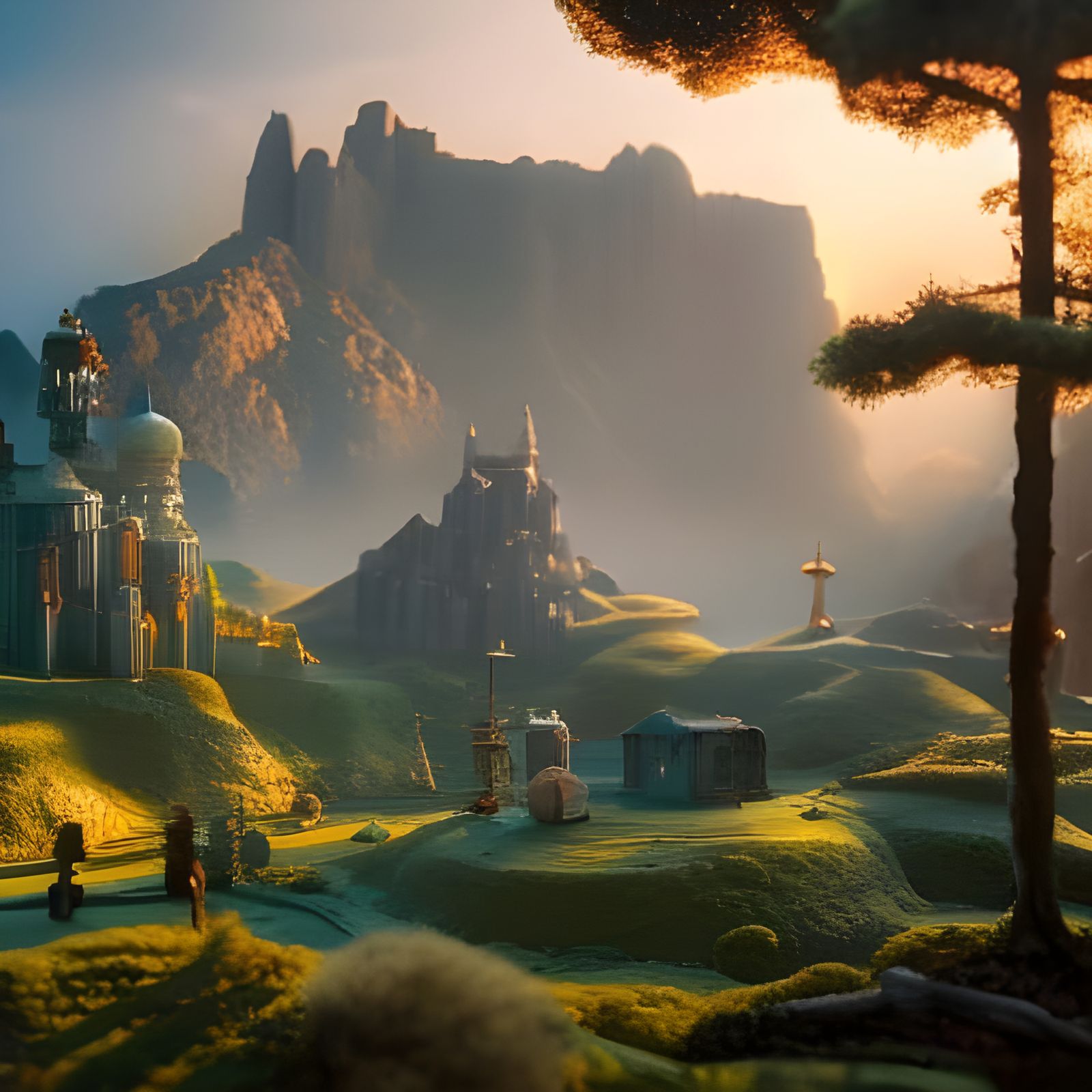 Campaign to the Mountain Castle  by @Batman