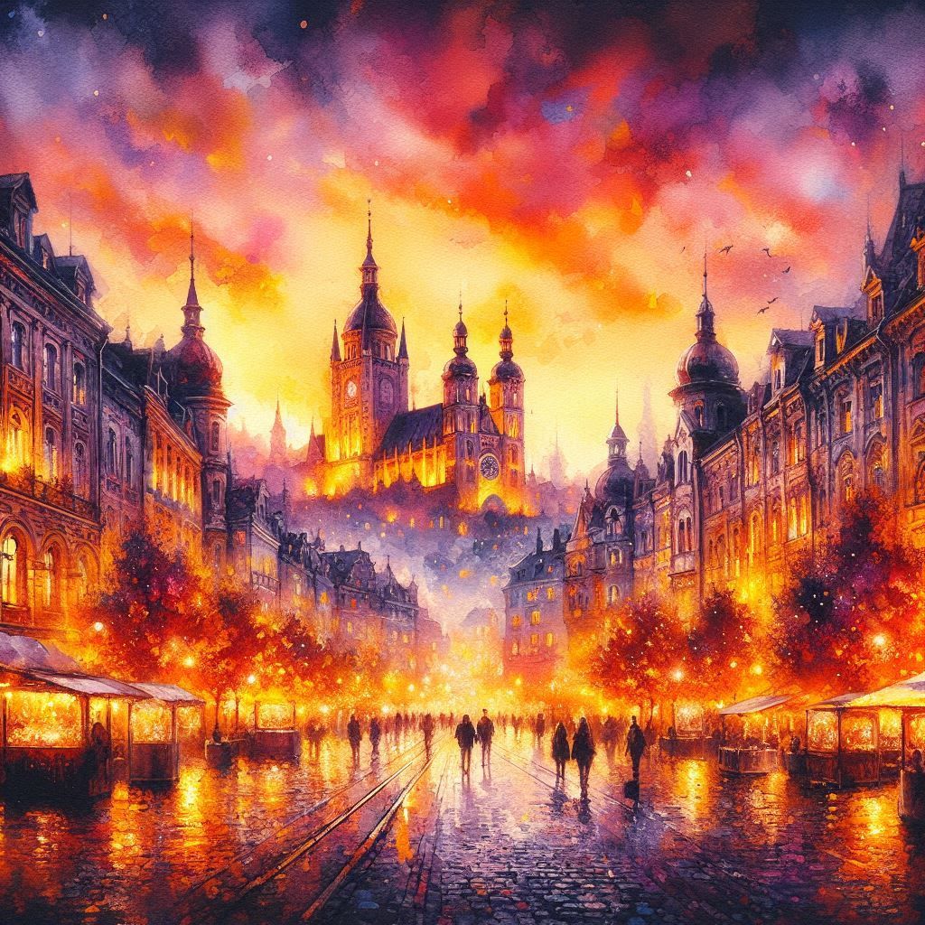 A Dreamy Romantic City Scape #2