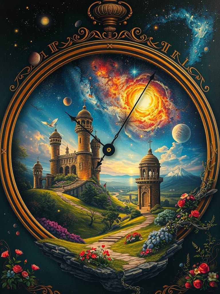 A land where time stood still   by @Vixsin