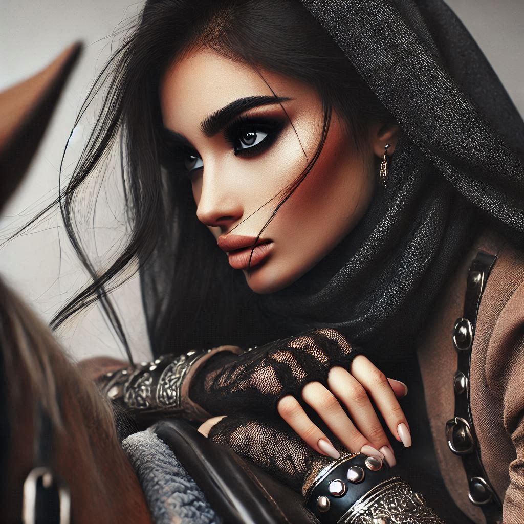 Portrait of a beautiful lady