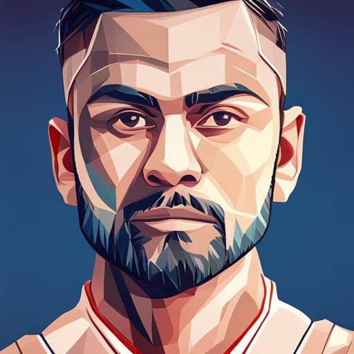 Virat kohli - AI Generated Artwork - NightCafe Creator