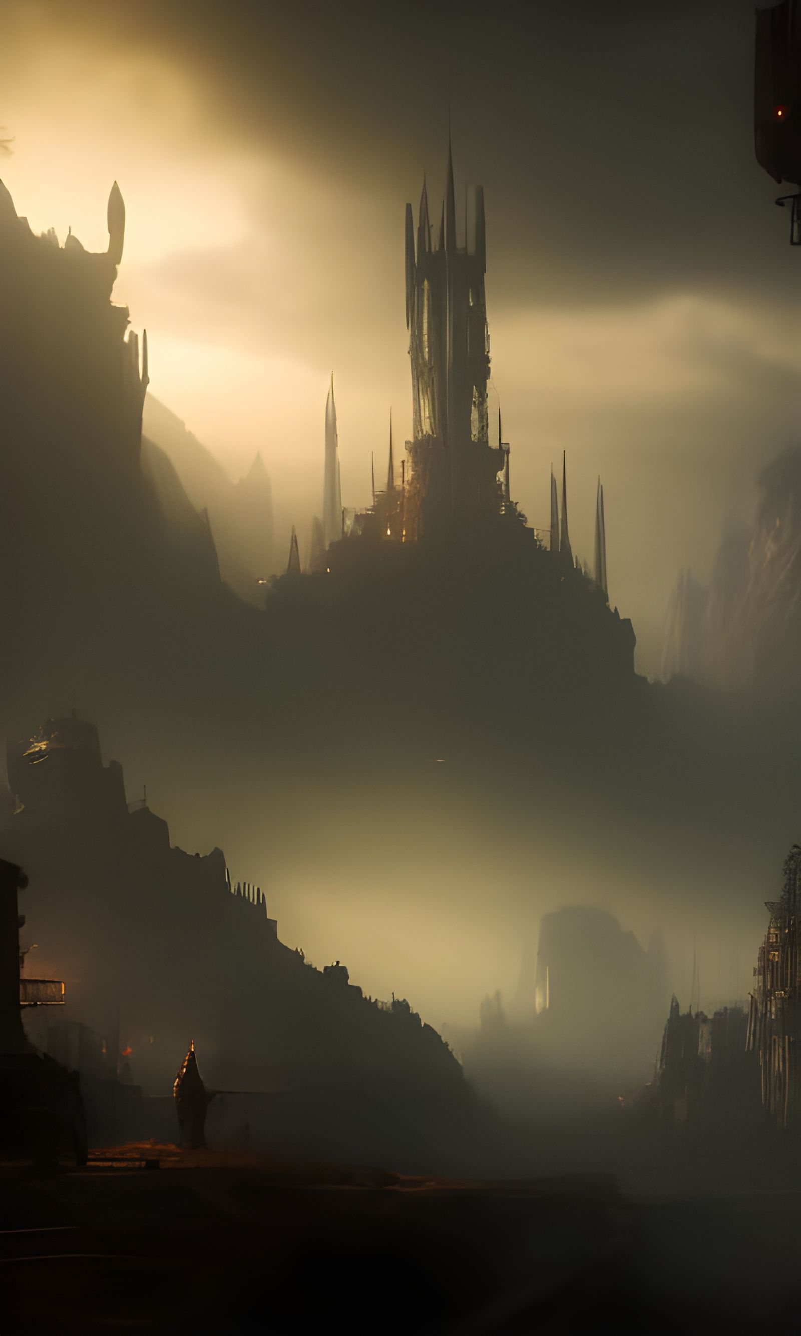 The Dark Tower - AI Generated Artwork - NightCafe Creator