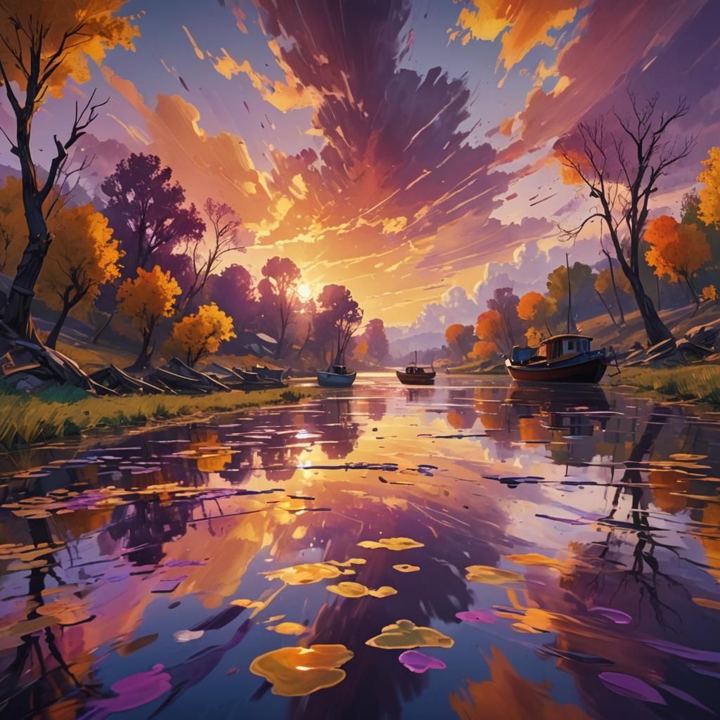 Serene River  by @TyBuchanan