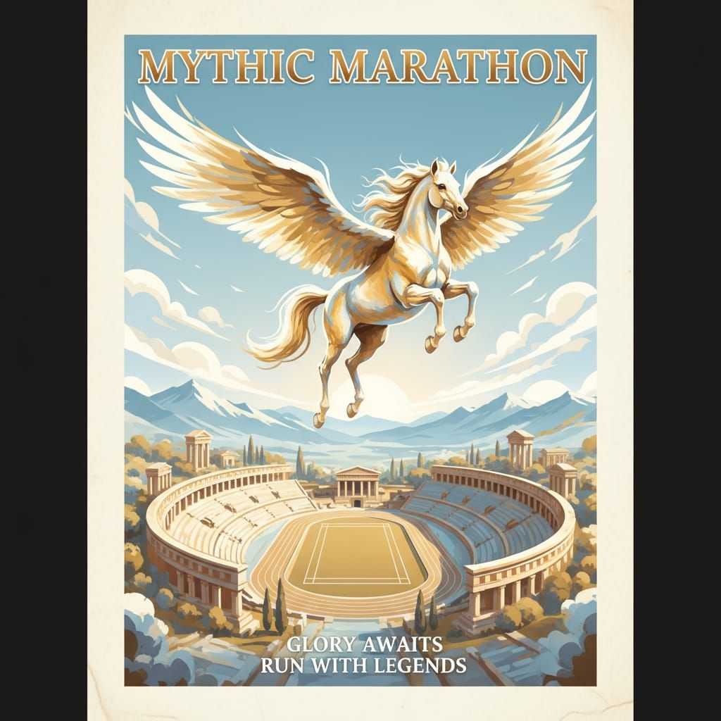 Poster for the Pegasus races