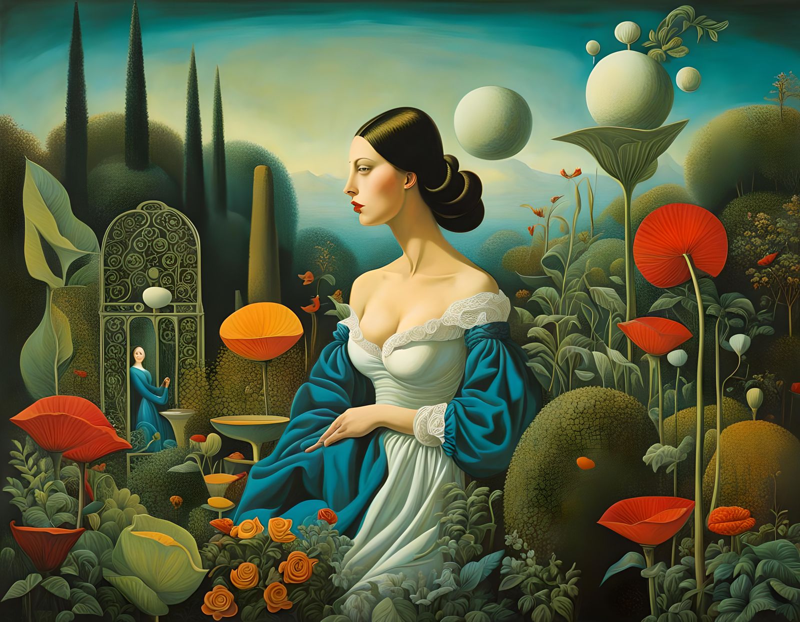 the garden