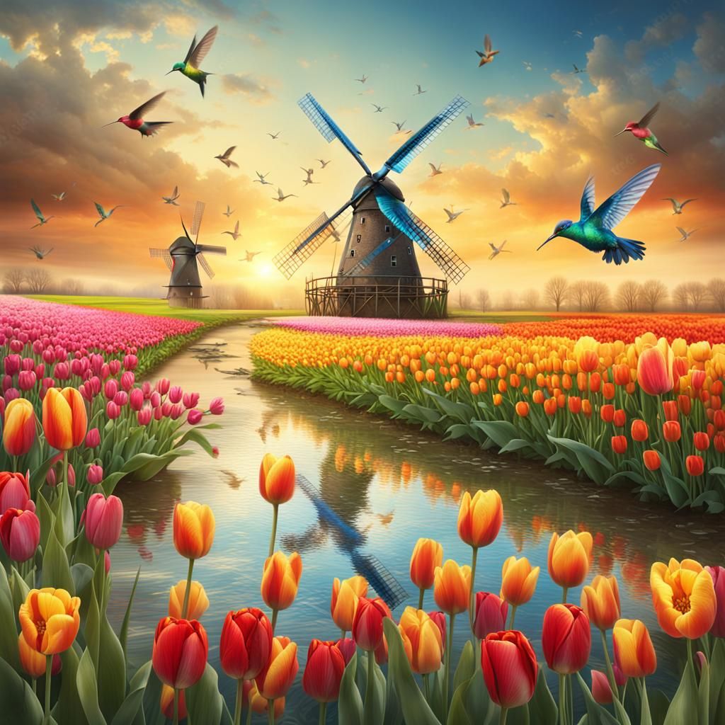 Hummingbirds in Amsterdam