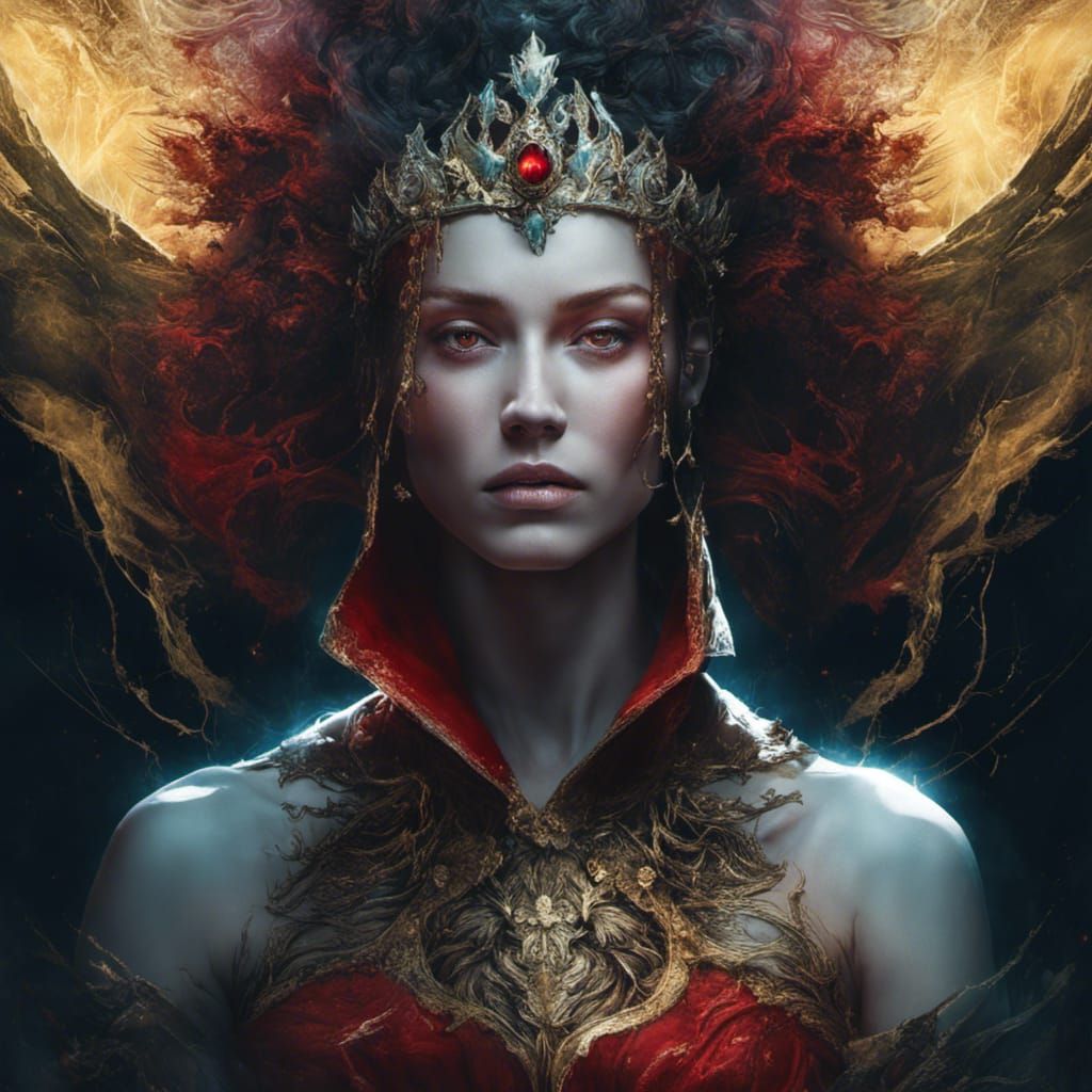 Blood Queen Esther - AI Generated Artwork - NightCafe Creator