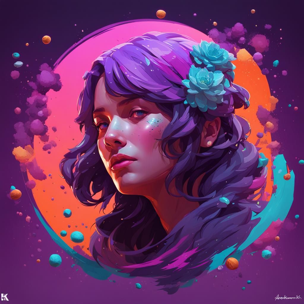 purple pink