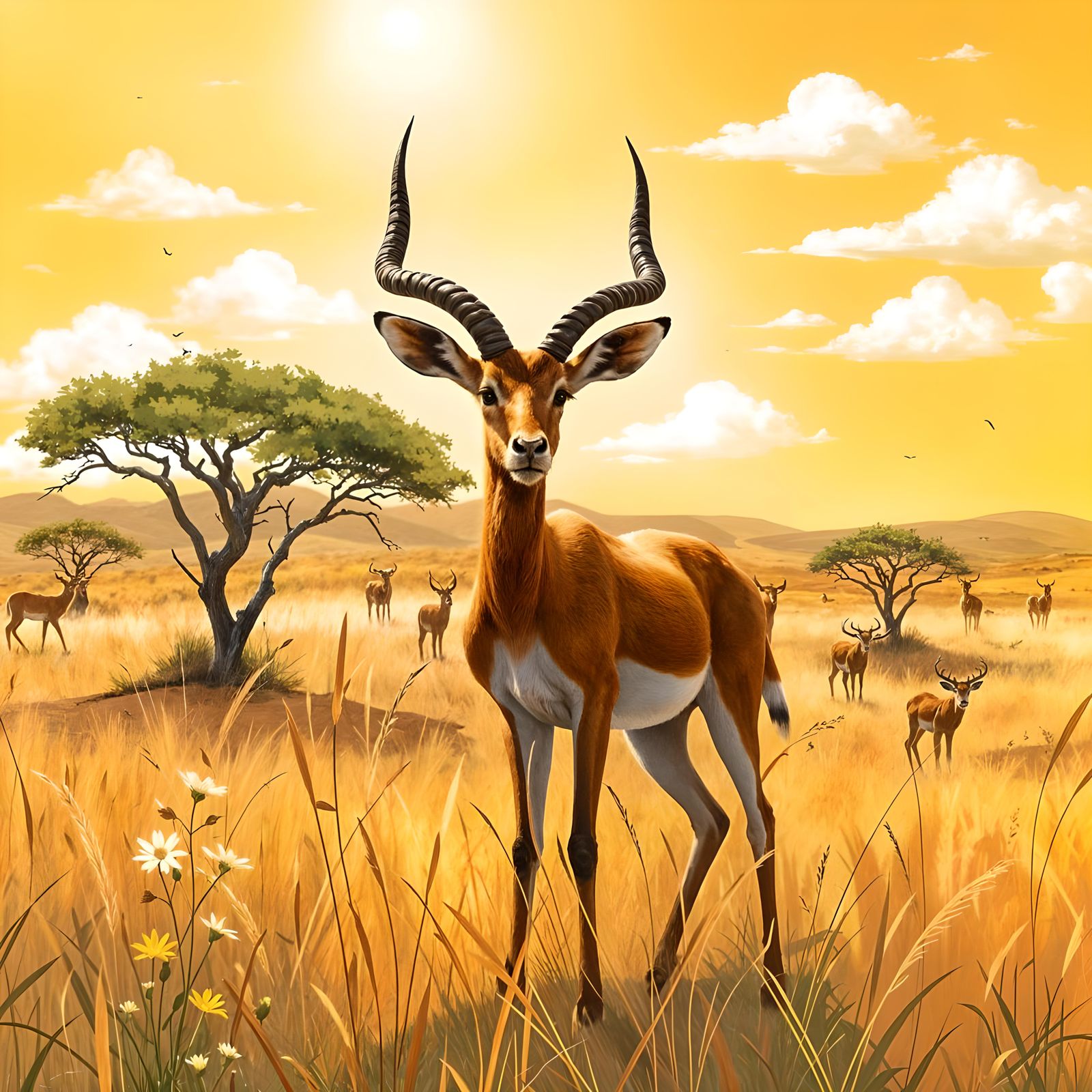 Golden Antelope  by @Oblique Lens