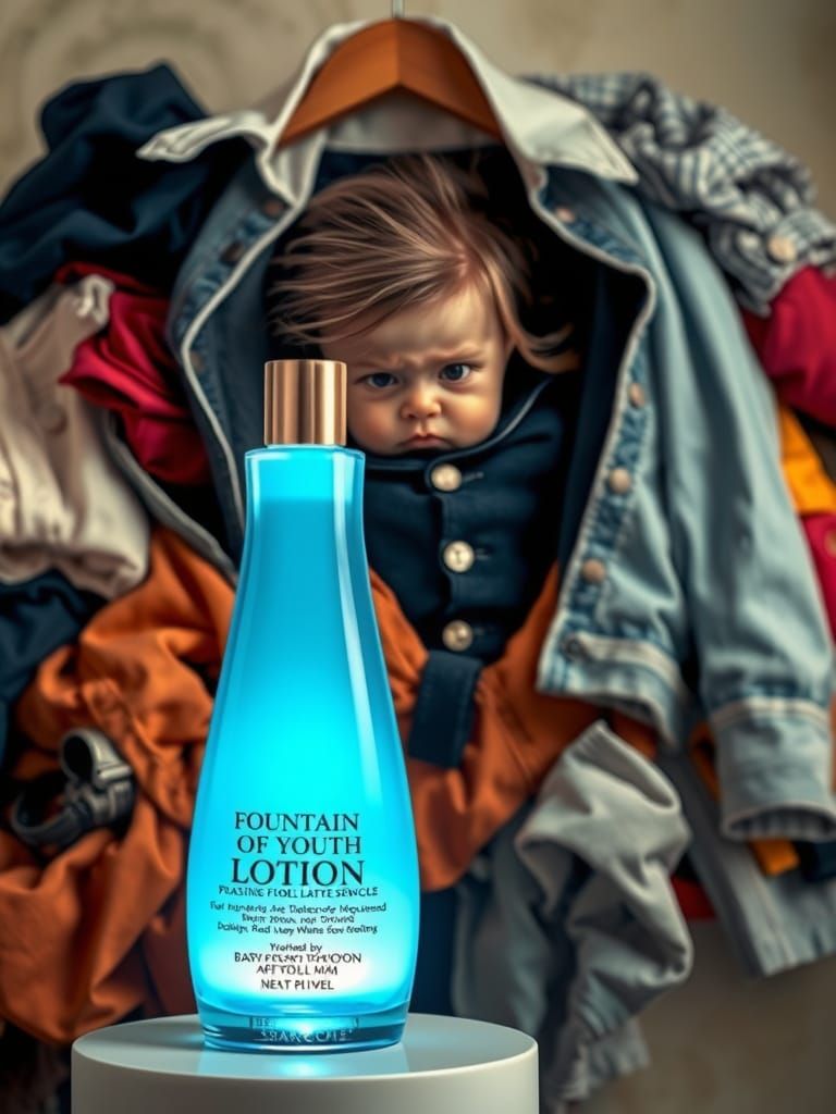 “Fountain of Youth Lotion”... deemed too powerful  by @harzilla