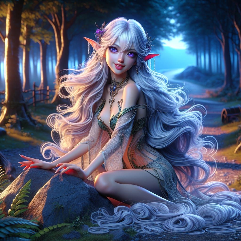 Mischievous Elven Princess